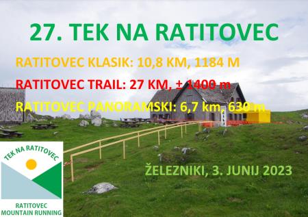 27. mednarodni gorski tek na Ratitovec
